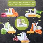 Brieftons 5-Blade Heavy-Duty Vegetable Spiralizer