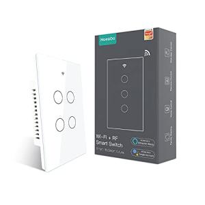 MoesGo Smart WiFi Touch Wall Light Switch 4 Gang