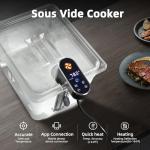 Outohome 1300W WiFi Sous Vide Cooker with App