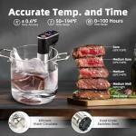 Outohome 1300W WiFi Sous Vide Cooker with App
