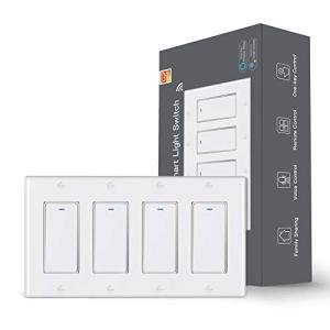 MoesGo WiFi Smart Light Switch with Remote Control