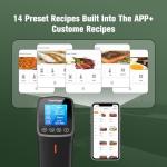 2.4G WiFi Sous Vide Cooker with App Control