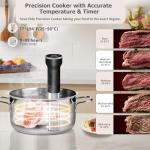 CATTLEMAN CUISINE WiFi Sous Vide Cooker, 1000W