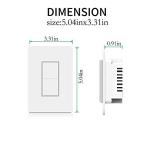 SANA Smart Wi-Fi Wall Switch with Remote Control