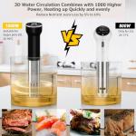 CATTLEMAN CUISINE WiFi Sous Vide Cooker, 1000W