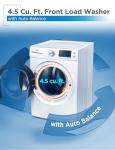 BLACK+DECKER 4.5 Cu. Ft. Front Load Washer