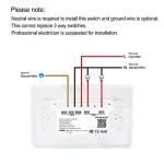 SANA Smart Wi-Fi Wall Switch with Remote Control