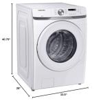 SAMSUNG 4.5 cu. ft. Front Load Washer - White