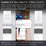 MoesGo Smart WiFi Touch Wall Light Switch 4 Gang