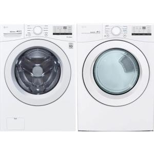 LG Front Load Washer and Dryer Combo – White