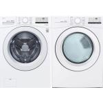 LG Front Load Washer and Dryer Combo – White