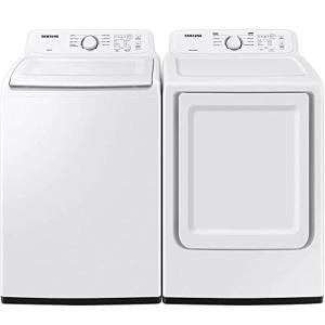 Samsung WA40A3005WPR White Top Load Washer/Dryer Set