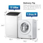 ROVSUN Compact Automatic Washer and Dryer Set