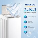 ROVSUN Compact Automatic Washer and Dryer Set
