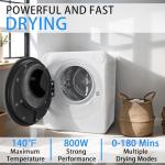 Erivess Compact Washer Dryer Combo for Small Spaces