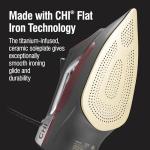 CHI Steam Iron with Retractable Cord and Temperature Control