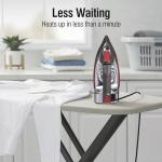 CHI Steam Iron with Retractable Cord and Temperature Control