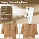 HULMAY Portable Mini Clothes Steamer and Iron