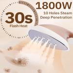 1800W Adjustable Standing Garment Steamer with 10 Modes
