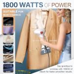 Handheld 1800W Clothes Steamer with 3 Settings
