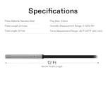 VIVOSUN Waterproof Temperature & Humidity Sensor Probe