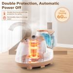 1800W Adjustable Standing Garment Steamer with 10 Modes