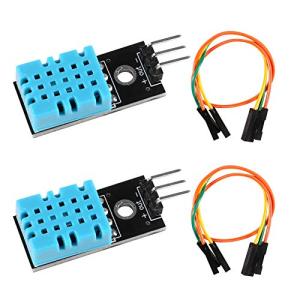 DHT11 Temperature and Humidity Sensor Module - 2 Pack
