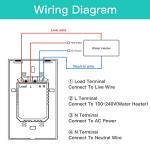 Smart WiFi Water Heater Switch with Voice Control