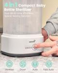 Compact Electric Steam Bottle Sterilizer and Dryer