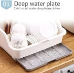 Tomorotec Medium Dish Drying Rack with Cover