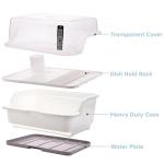 Tomorotec Medium Dish Drying Rack with Cover