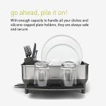 simplehuman Compact Dish Drying Rack with Utensil Holder
