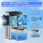 Quiet 85 OZ Dehumidifier for Home and Basement