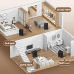 NineSky 95 OZ Dehumidifier with LED Light