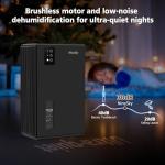 NineSky 95 OZ Dehumidifier with LED Light