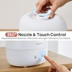 Clarston 2L Cool Mist Humidifier with Adjustable Nozzle