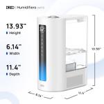 Dreo 6L Humidifier for Large Rooms, Warm & Cool Mist