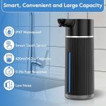 Touchless Automatic Soap Dispenser, Adjustable Volume, Black