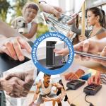 Touchless Automatic Soap Dispenser, Adjustable Volume, Black