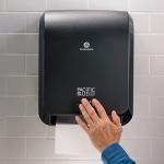 Pacific Blue Touchless Paper Towel Dispenser - Black