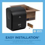 Pacific Blue Touchless Paper Towel Dispenser - Black