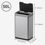 Mbillion 15 Gallon Touchless Motion Sensor Trash Can