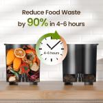 TOPZEE 3L Electric Compost Bin for Kitchen