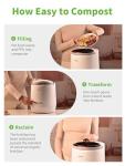 Smart 4L Electric Kitchen Composter for Food Waste