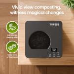 TOPZEE 3L Electric Compost Bin for Kitchen