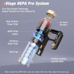 VBUOO Cordless Vacuum with Wall Mount Charger