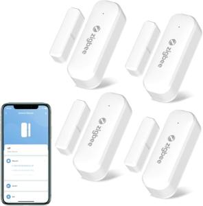 Tuya Zigbee Smart Door Sensor 4-Pack