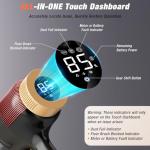 VBUOO Cordless Vacuum Cleaner with Touch Screen