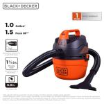 BLACK+DECKER 1 Gallon Wet/Dry Mini Shop Vacuum