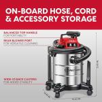 Vacmaster 5-Gallon Stainless Steel Wet/Dry Vacuum